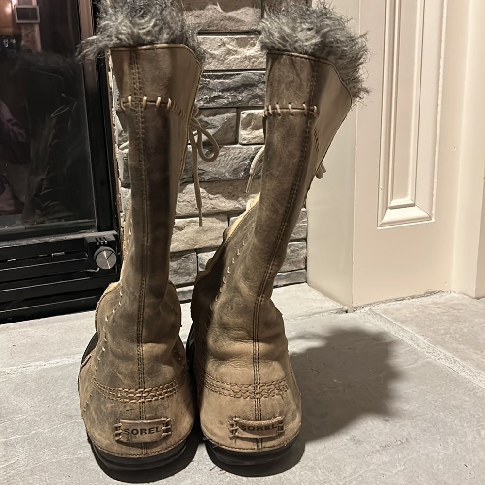 Sorel Cate The Great Curry Biscotti Winter Boot - Picture 8 of 13